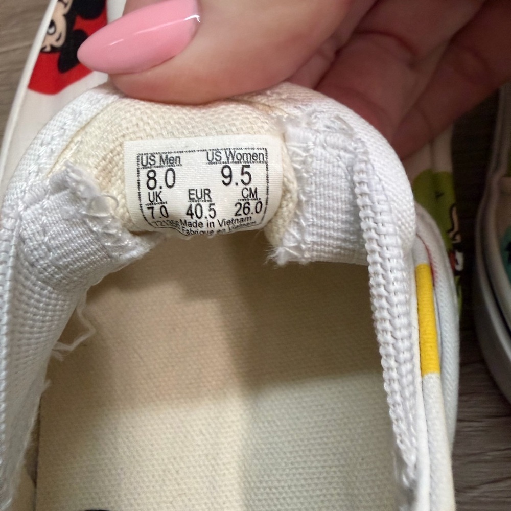 Walt Disney World 50th Anniversary Vans Slip Ons - Picture 10 of 10